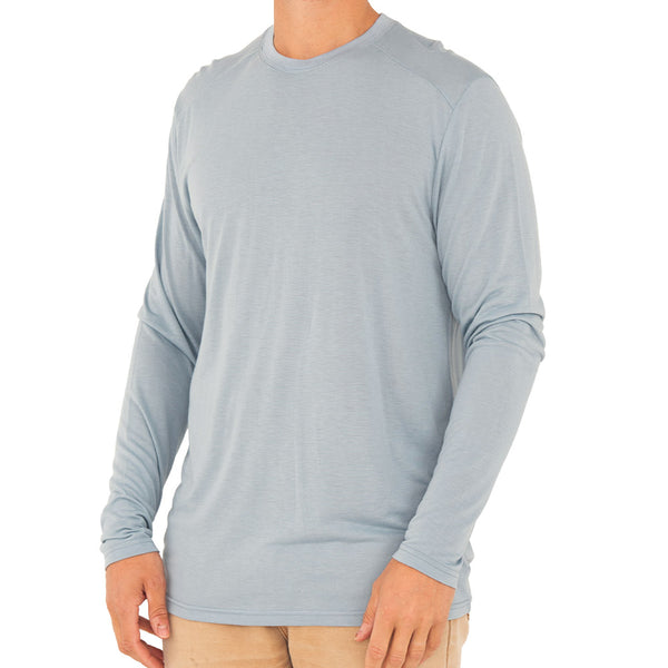 Free Fly Men's Lightweight Bamboo Long Sleeve Shirt image 3