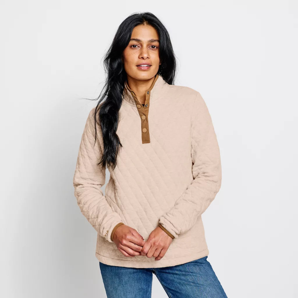 Orvis Women's Outdoor Quilted Snap Sweatshirt image