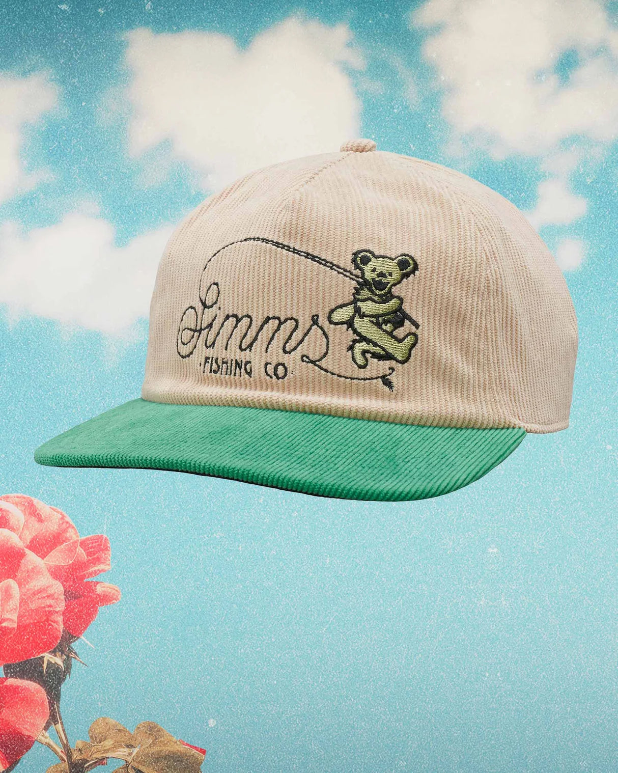 Simms Grateful Dead Double Haul Corduroy Cap Wonders Print