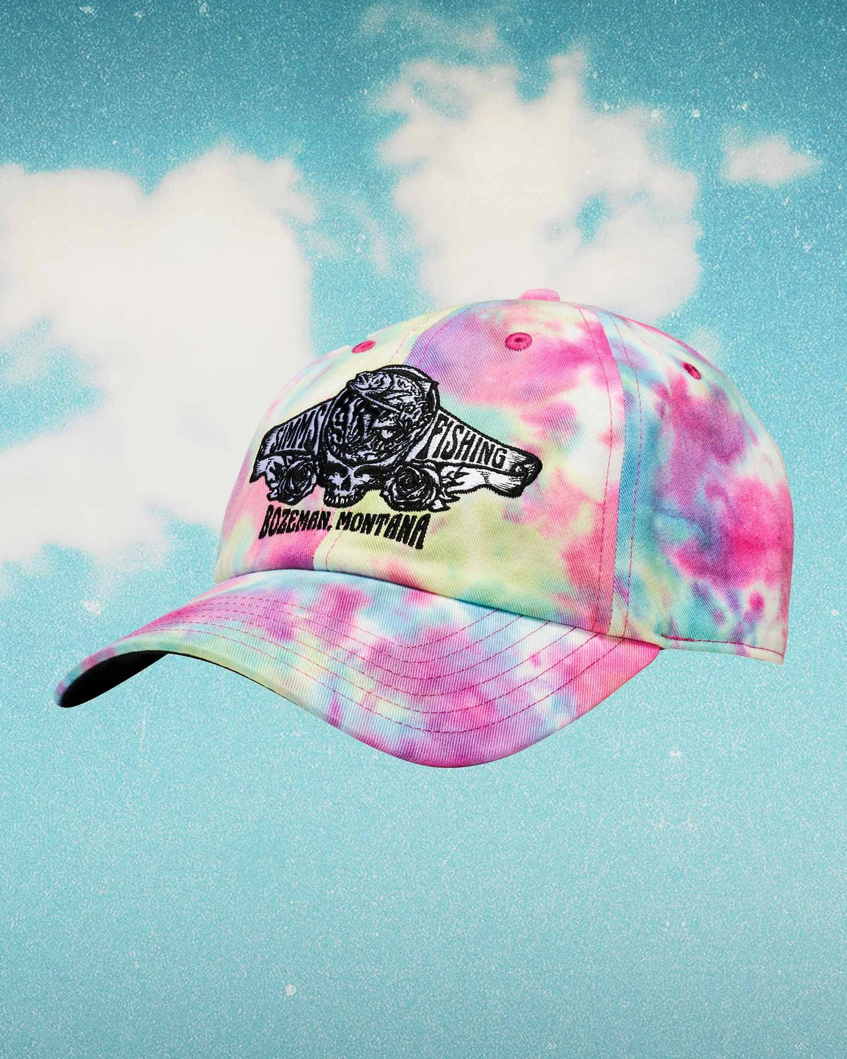 Simms Grateful Dead Single Haul Cap Fountain Script - Tie Dye
