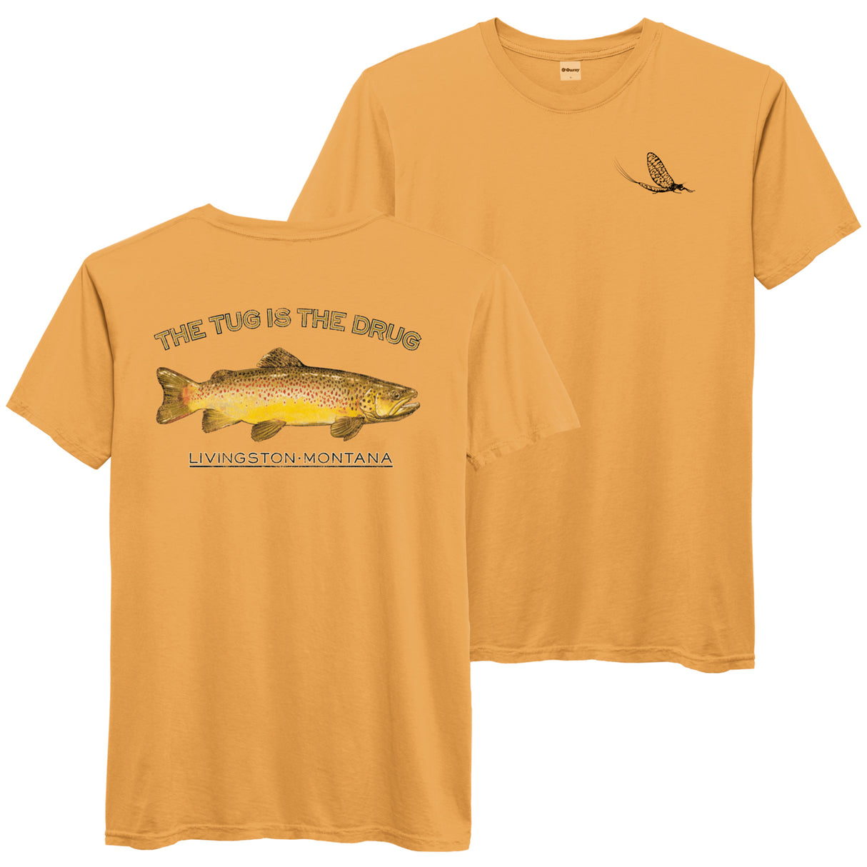 Yellowstone Angler "Tug is the drug" SS Shirt w/ Mayfly Logo
