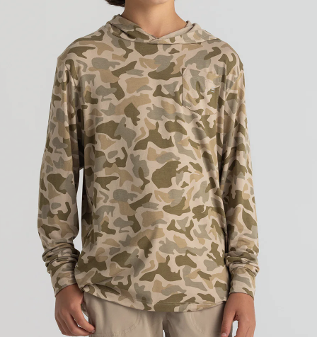 Free Fly Youth Bamboo Shade Hoody image