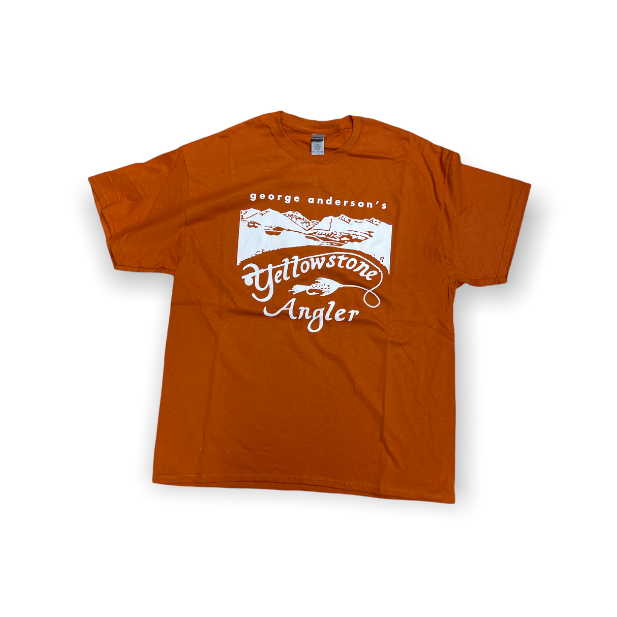 Retro Logo Yellowstone Angler T-Shirt image 1