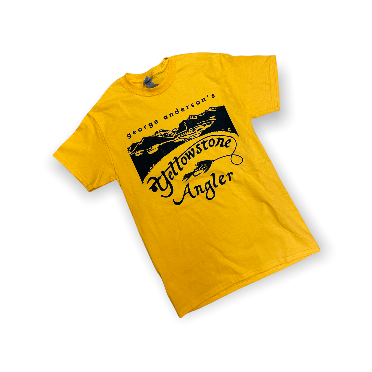 Retro Logo Yellowstone Angler T-Shirt image 0