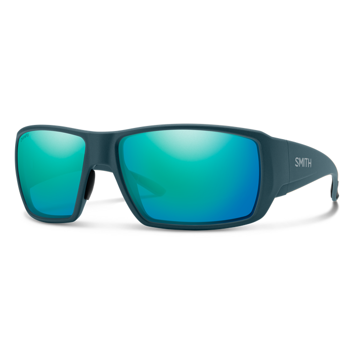 Smith Optics Guide's Choice XL Matte Pacific/ChromaPop Glass Polarized Opal Mirror image 0