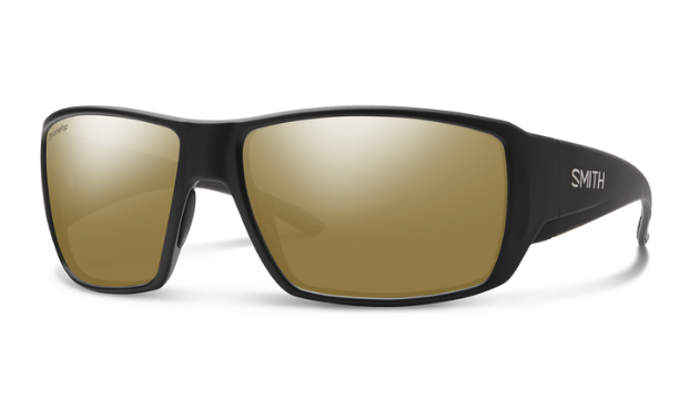 Smith Optics Guide's Choice Matte Black/ChromaPop Glass Polarized Bronze Mirror image 0