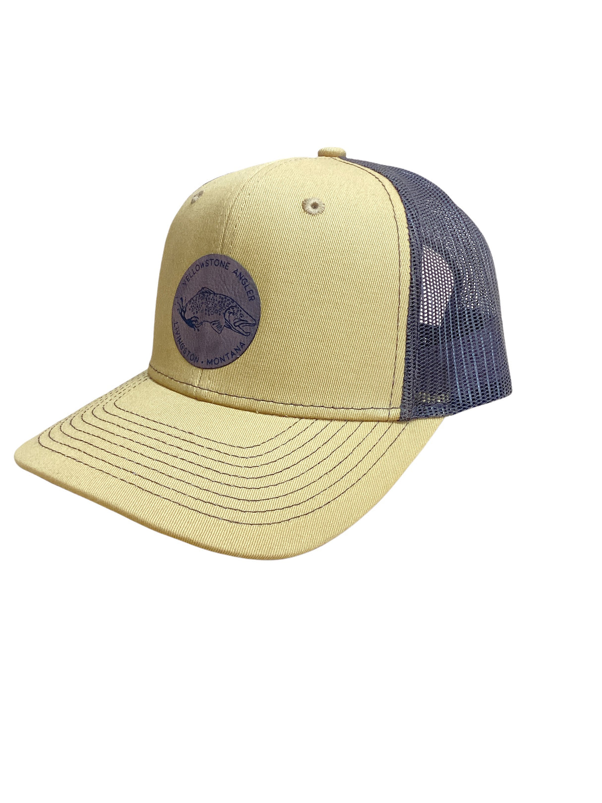 Yellowstone Angler Brown Trout Leather Patch Hat image 15