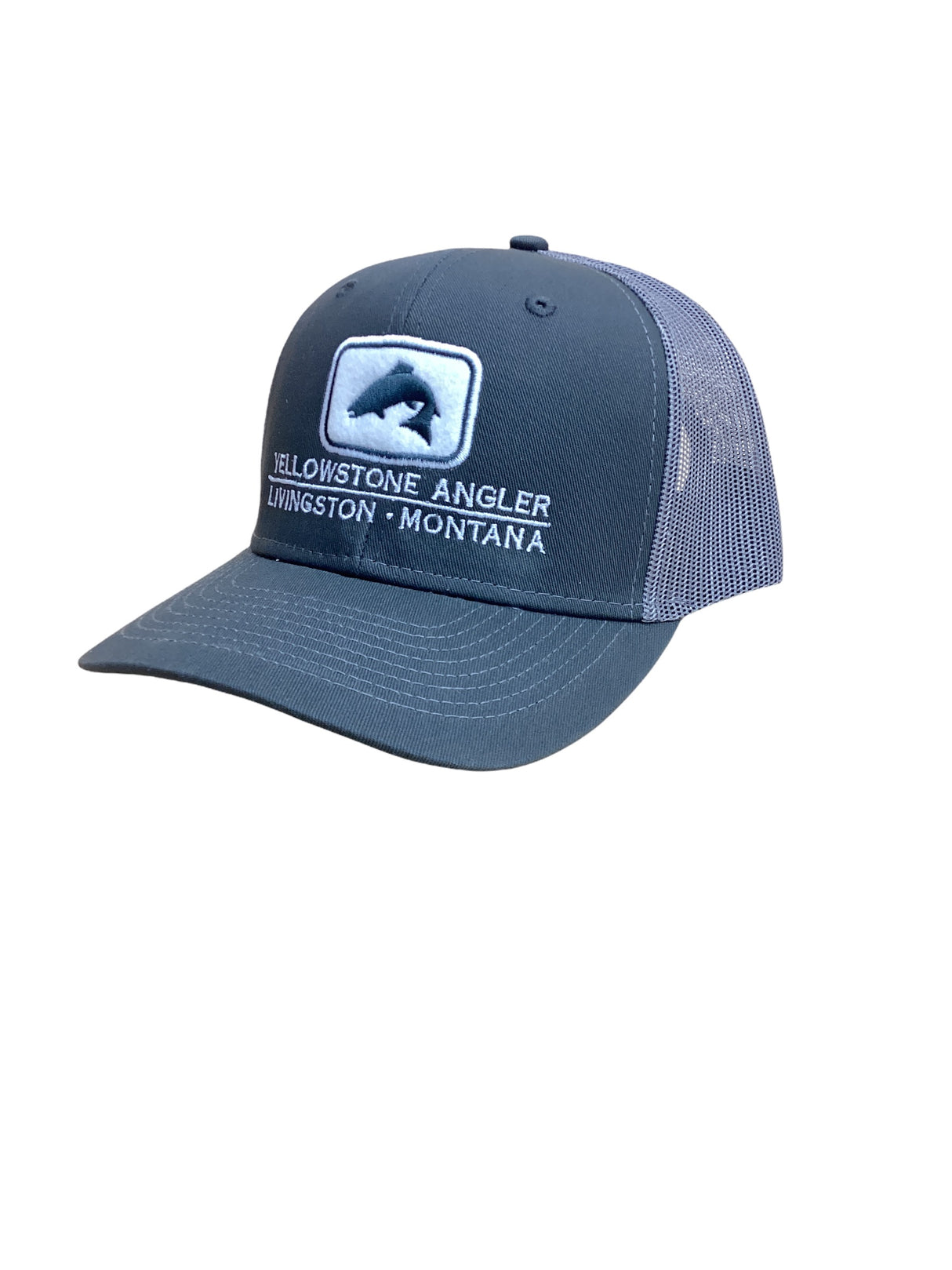 Yellowstone Angler Trout Icon Trucker Hat image 3