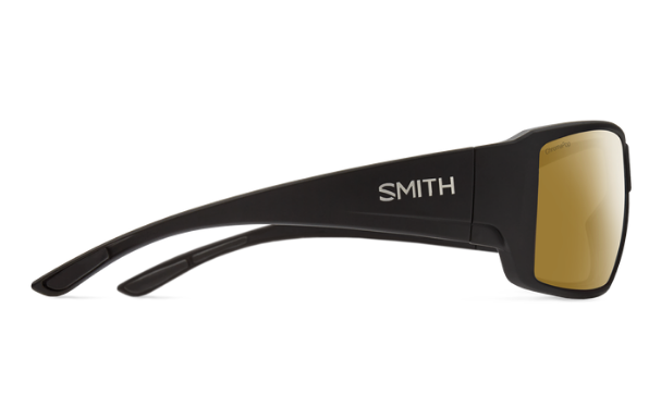Smith Optics Guide's Choice Matte Black/ChromaPop Glass Polarized Bronze Mirror image 1