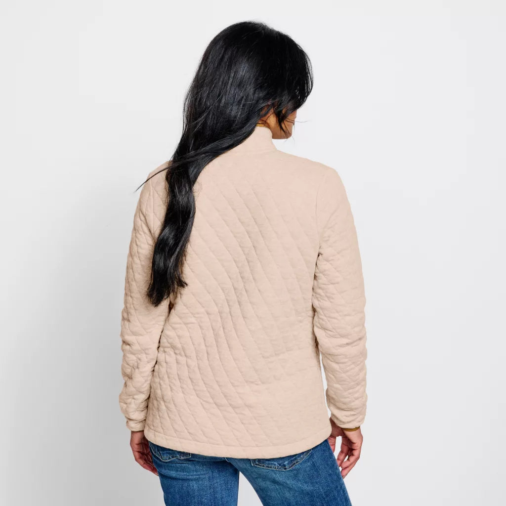 Orvis Women's Outdoor Quilted Snap Sweatshirt image 1
