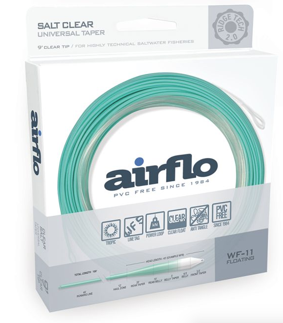 Airflo Ridge 2.0 Flats Universal Taper 9' Clear Tip image 0