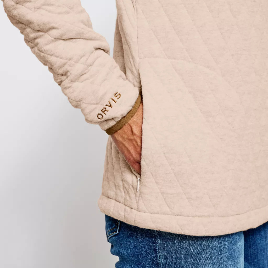 Orvis Women's Outdoor Quilted Snap Sweatshirt image 3