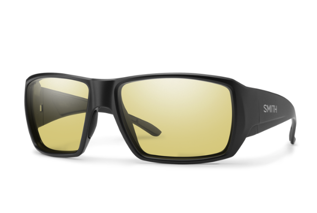 Smith Optics Guide's Choice S Matte Black/ChromaPop Glass Polarized Low Light Yellow image 0