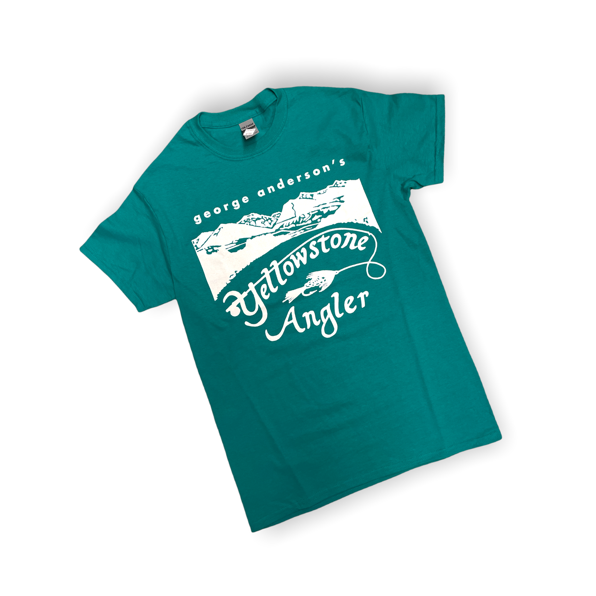 Retro Logo Yellowstone Angler T-Shirt image
