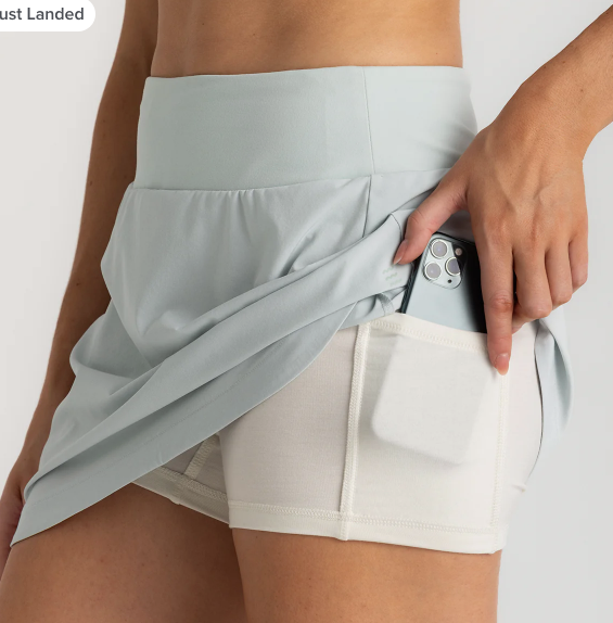 Free Fly Women's Bamboo-Lined Active Breeze Skort 15" image 1