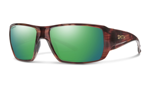 Smith Optics Guide's Choice XL Tortoise/ChromaPop Glass Polarized Green Mirror image 0