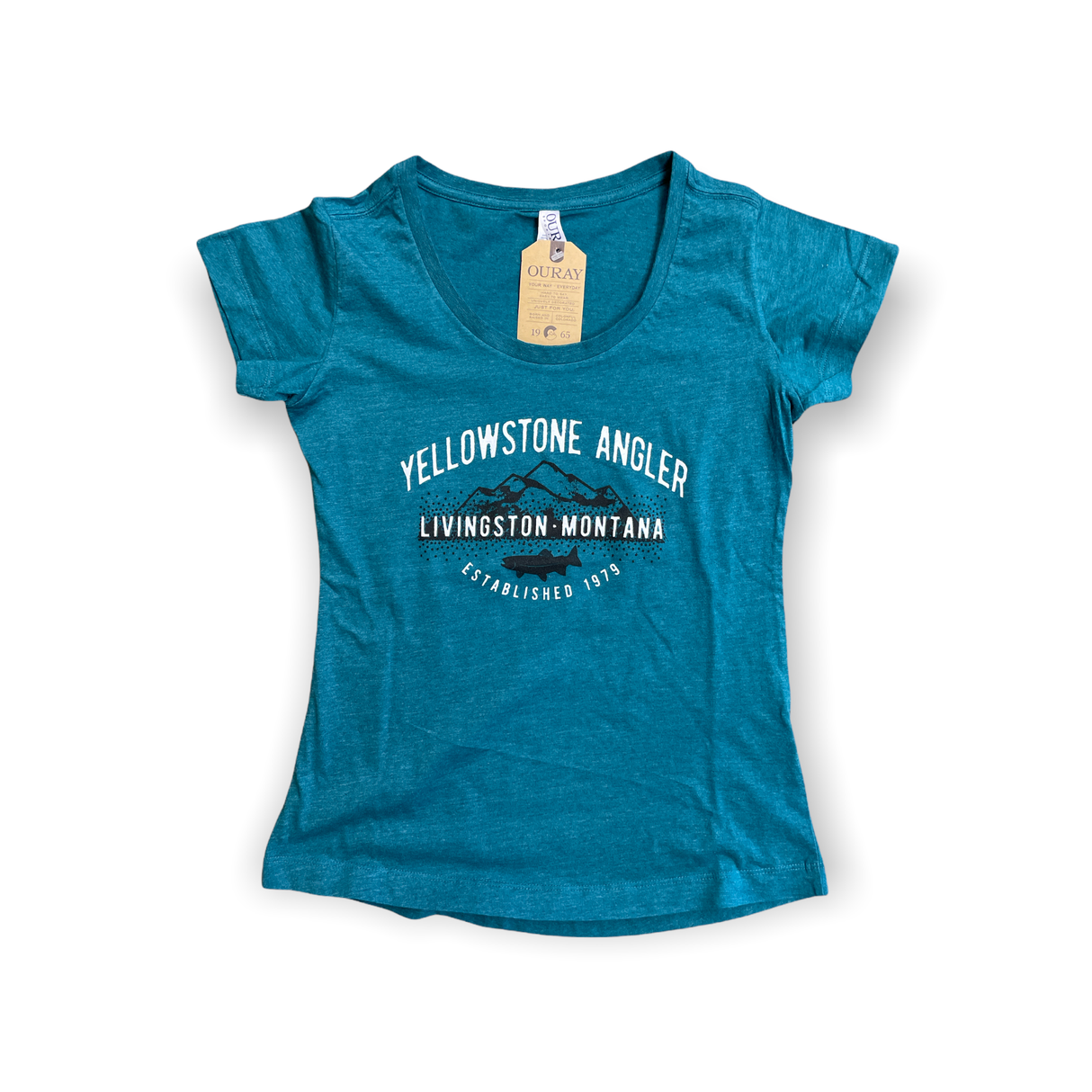 Yellowstone Angler Mountains Women's T-Shirt image 0