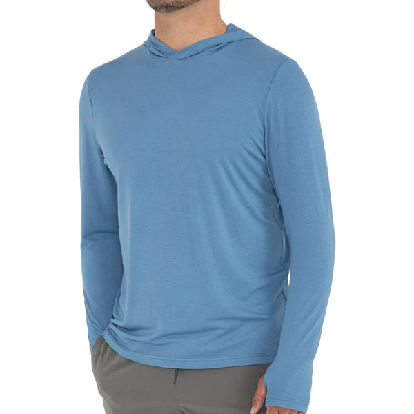 Free Fly Men's Shade Bamboo Hoodie with YA Logo image 4