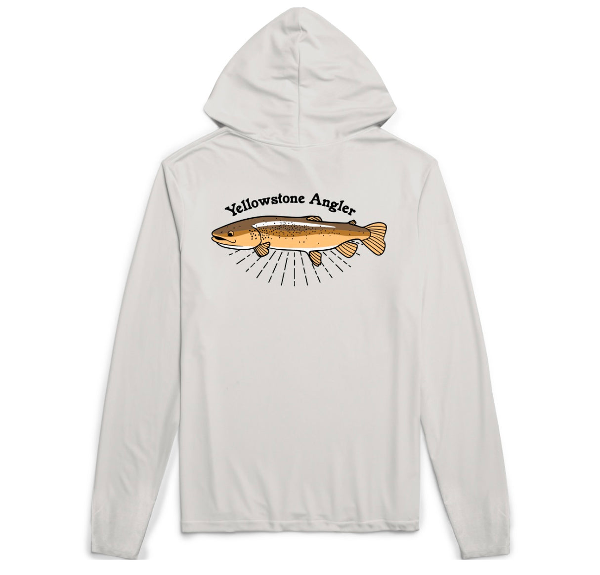 Yellowstone Angler Sun Hoody - Brown Trout