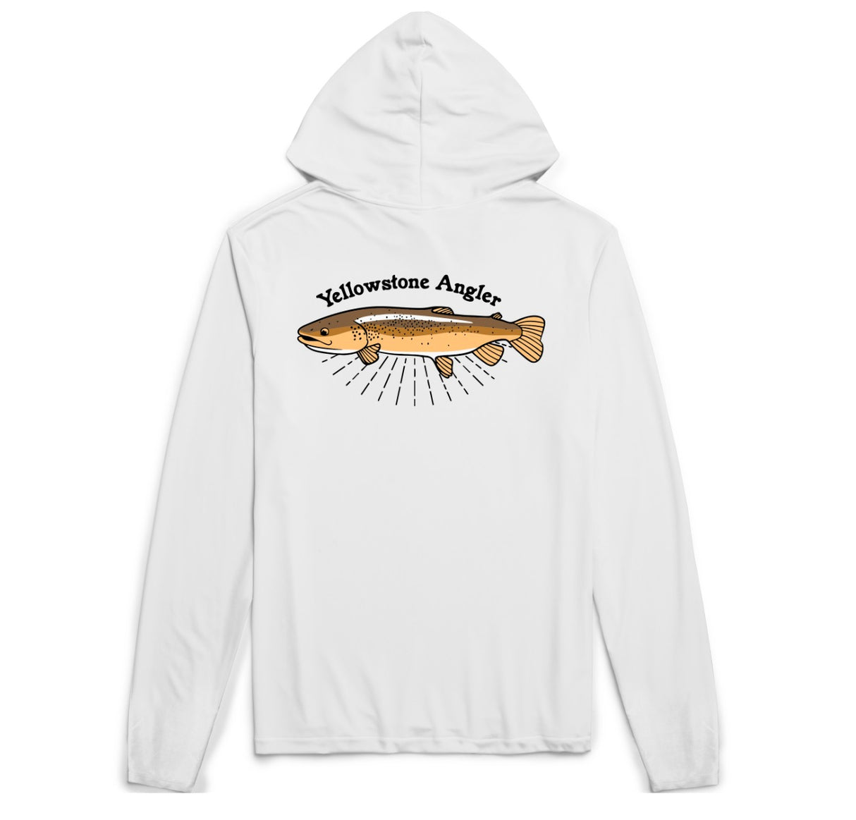 Yellowstone Angler Sun Hoody - Brown Trout