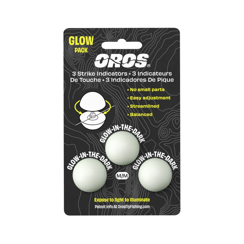 Oros Strike Indicator Medium 3-Pack Glow In The Dark