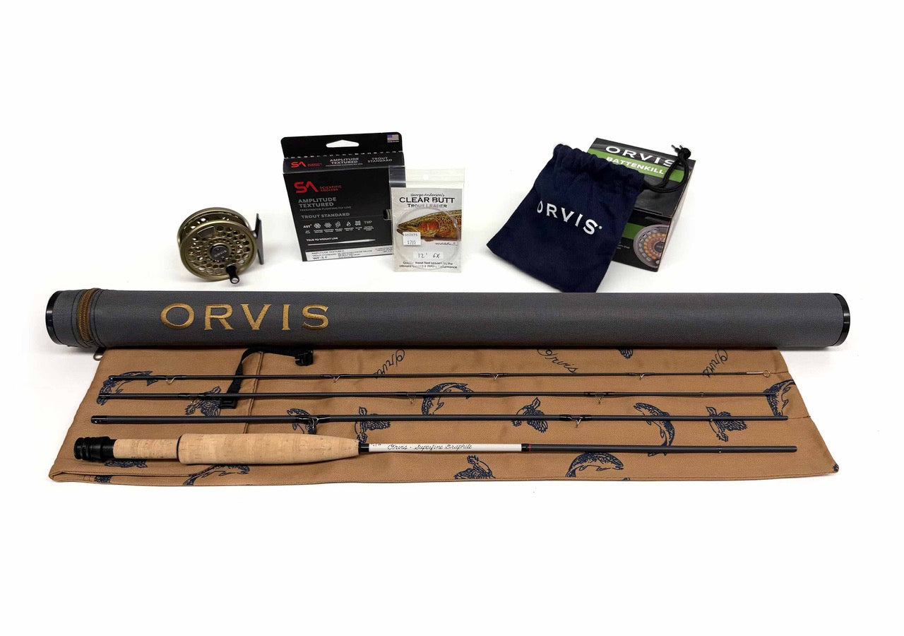 Orvis Superfine Graphite 3-Weight Outfit