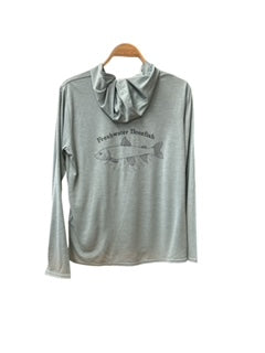 Patagonia Capilene Cool Daily Hoody W's - Freshwater Bonefish Logo