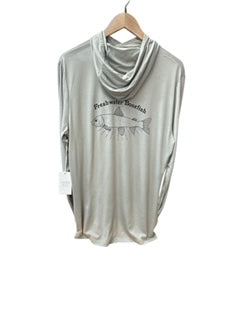 Free Fly Bamboo Lightweight Hoodie - Freshwater Bonefish Logo M's