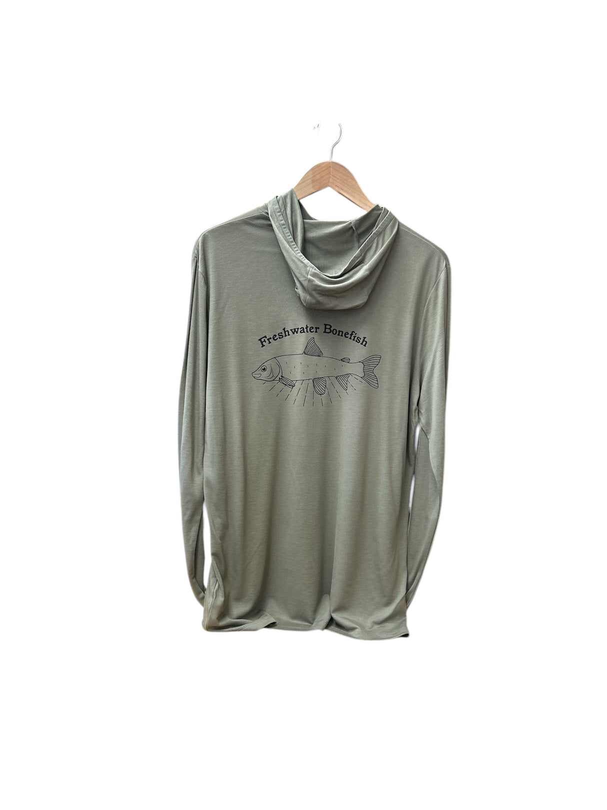 Free Fly Bamboo Lightweight Hoodie - Freshwater Bonefish Logo M's