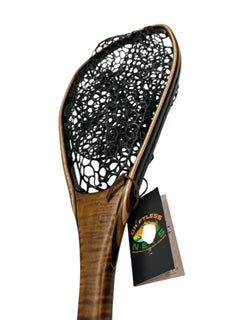 Driftless Handmade Wood Landing Net "Mill Creek" #221 Tiger Maple