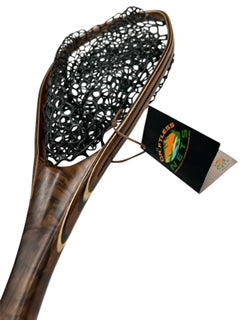 Driftless Handmade Wood Landing Net "Mill Creek" #231 Turkish Walnut