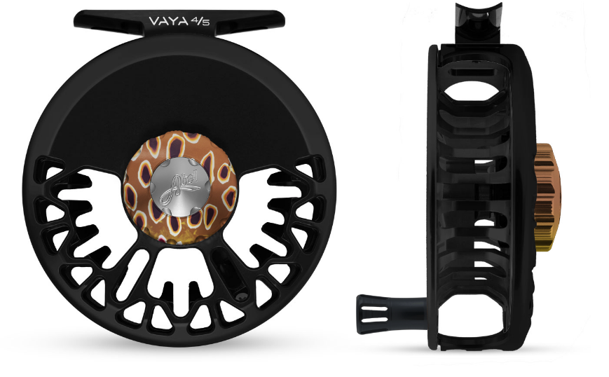 Abel VAYA Reel - 4/5 Back w/ Black Handle
