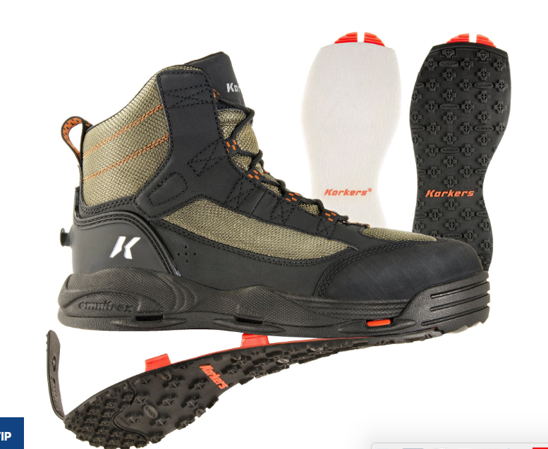 Korkers Greenback wading boots