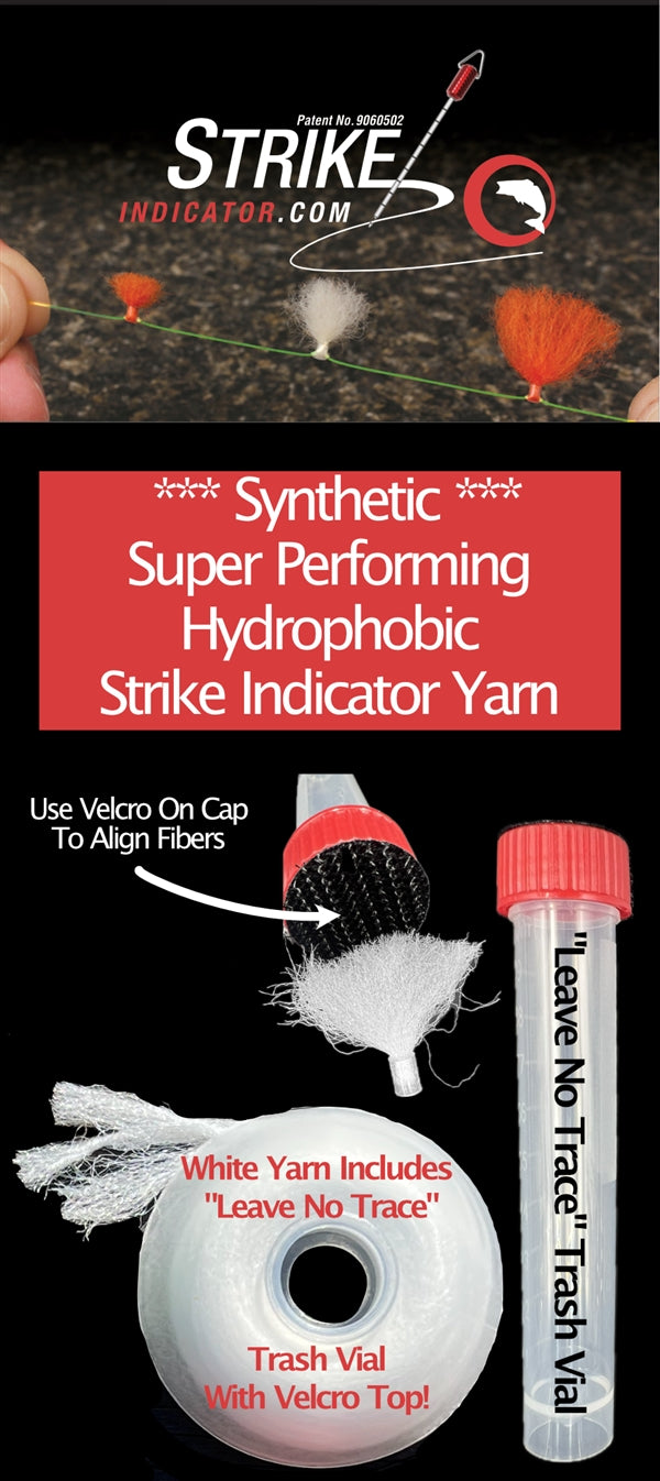 New Zealand Strike Indicator Hydrophobic Synthetic Yarn Spools