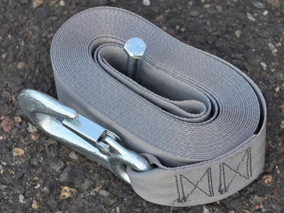 ClackaCraft drift boat trailer winch strap