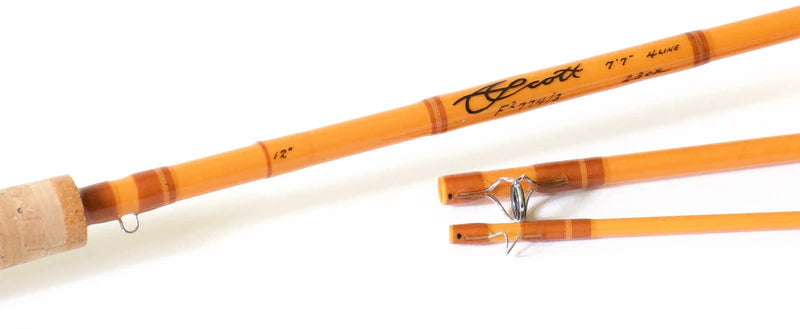 SCOTT F2 Fiberglass Fly Rod - 7'7" 4WT 3 pc.