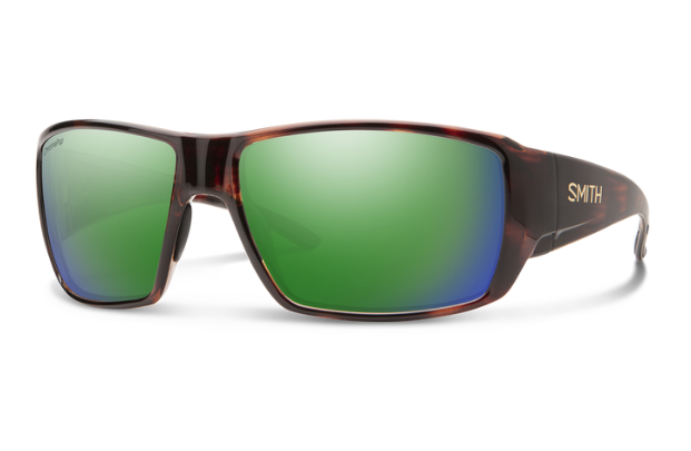 Smith Optics Guide's Choice Tortoise/ChromaPop Glass Polarized Green Mirror image 0