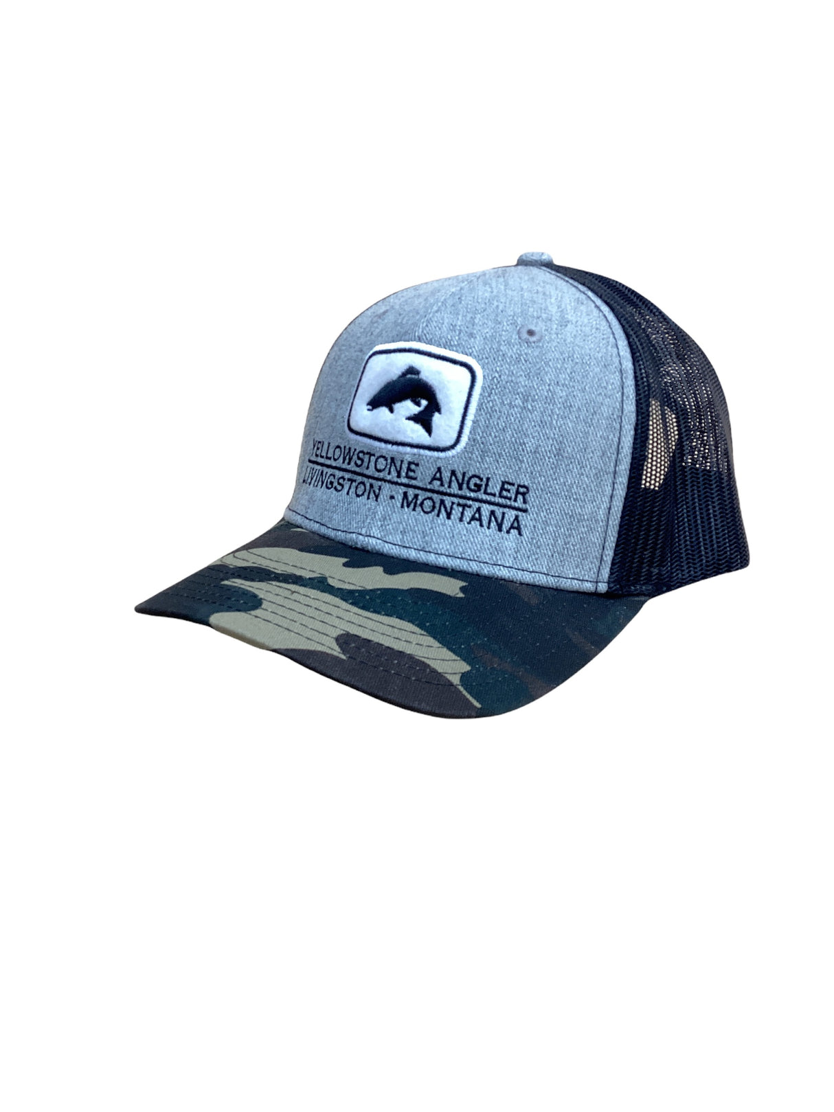 Yellowstone Angler Trout Icon Trucker Hat image 2