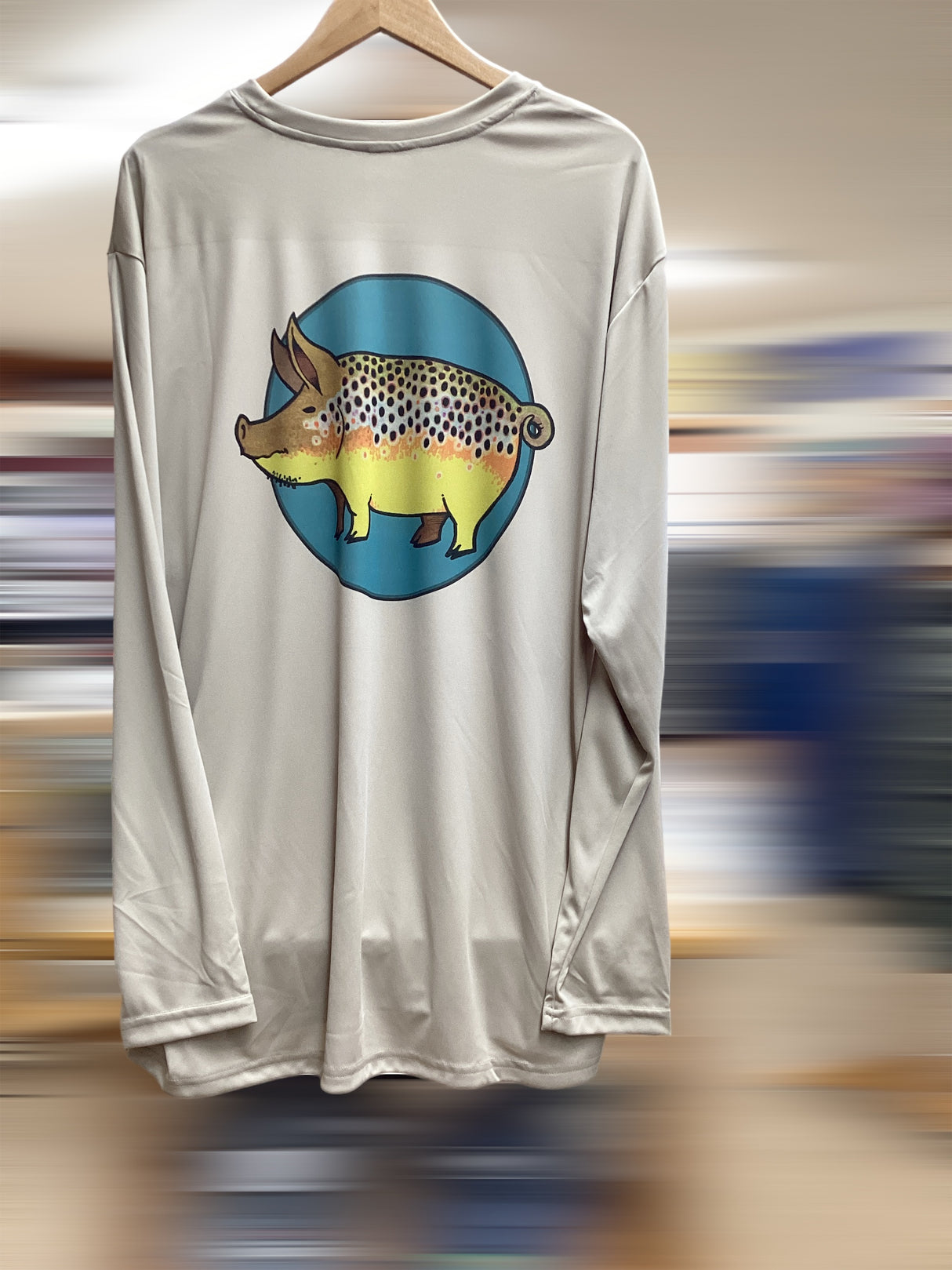 Yellowstone Angler + Remedy Nate Karnes Art "Pig" Sun Shirt image 0