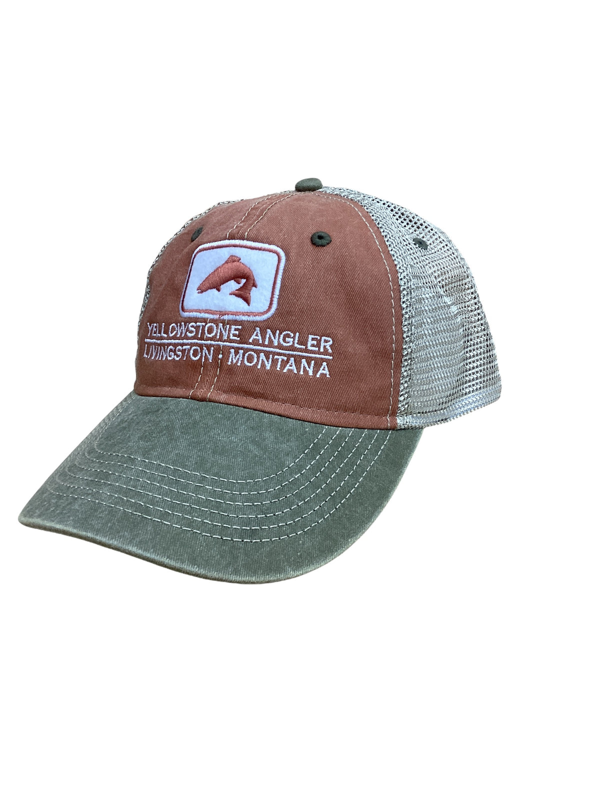 Yellowstone Angler Trout Icon Trucker Hat image