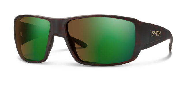 Smith Optics Guide's Choice Matte Tortoise/ChromaPop Polarized Brown Green Mirror image 0