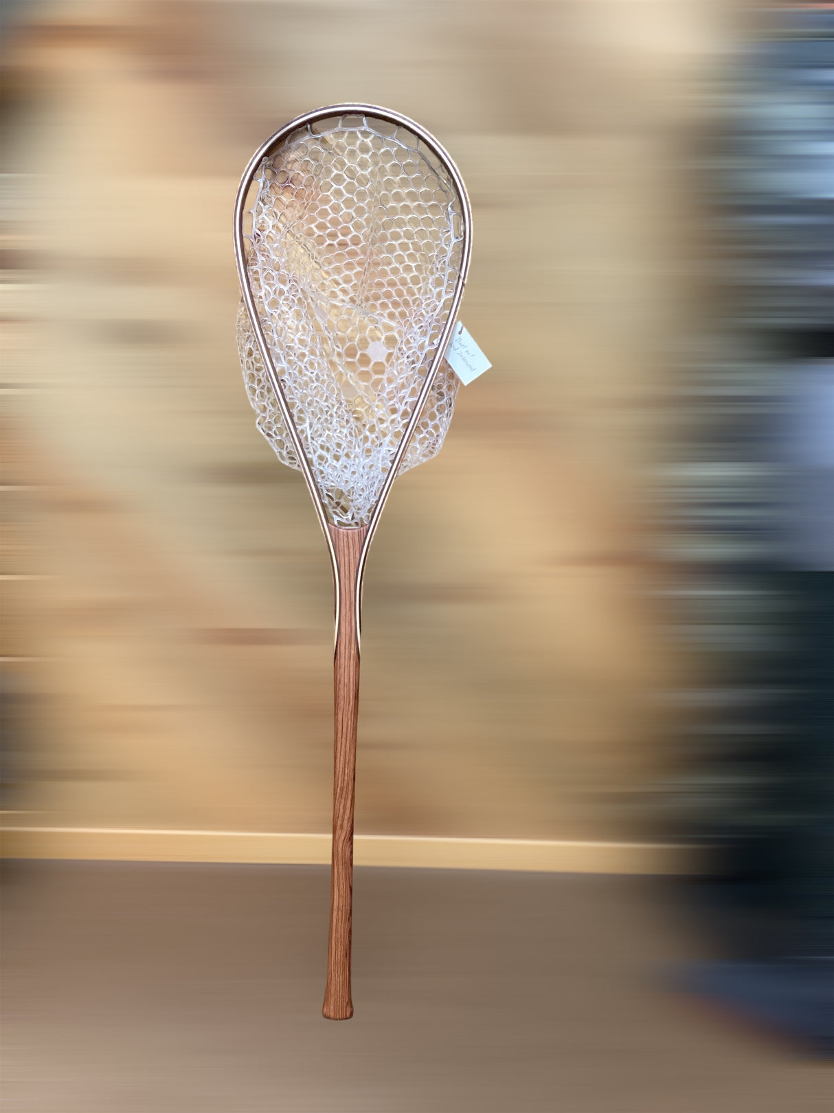 Osprey Wooden Landing Nets-Boat Net Red Rosewood image 0