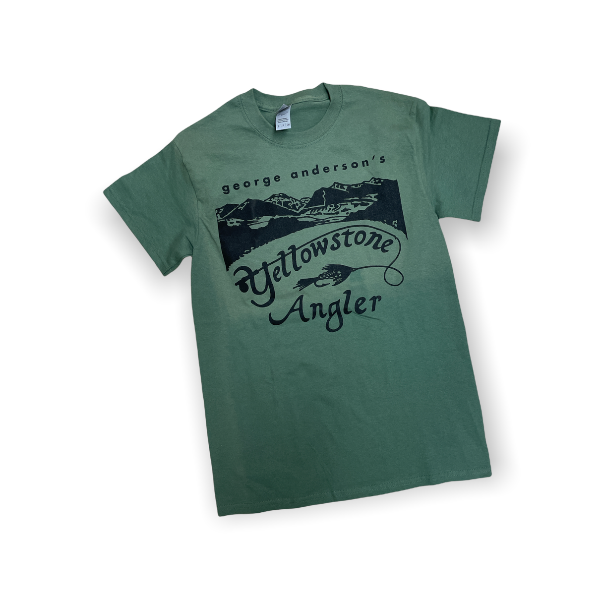Retro Logo Yellowstone Angler T-Shirt image 2