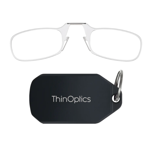 Thin Optics Readers+ Black Keychain Case image