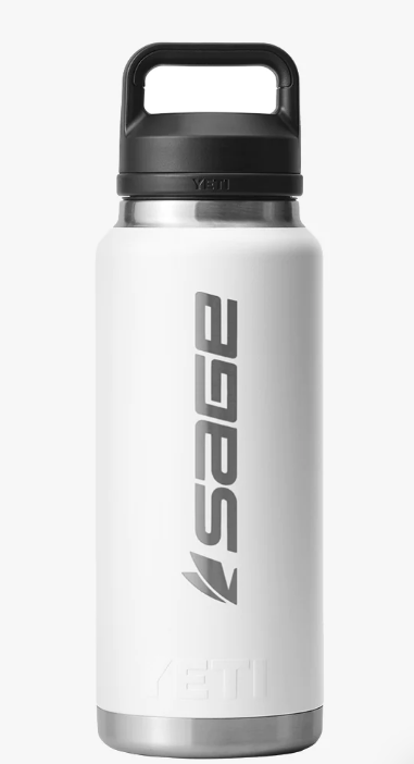 Sage + YETI 36oz Rambler Bottle White image 0
