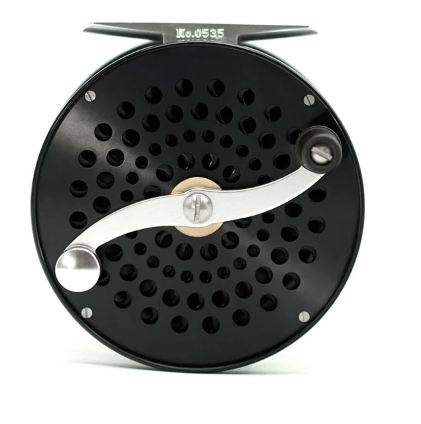 IWANA RETRO STEELHEAD/LARGE TROUT 3 1/2" (Black/Silver and Left Hand Wind) image 0