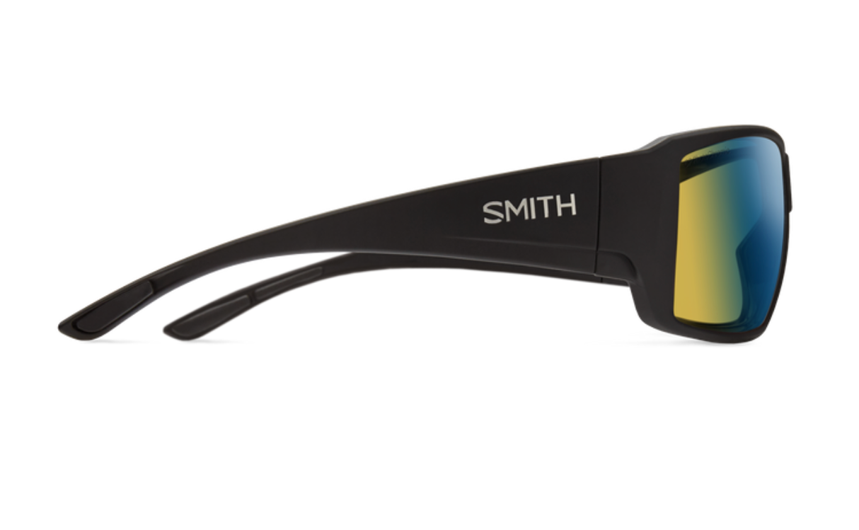 Smith Optics Guide's Choice Matte Black/ChromaPop Glass Polarchromic Yellow Blue Mirror image 1