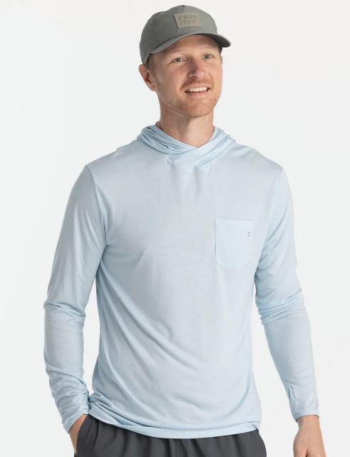 Free Fly Men's Bamboo Lightweight Hoody image 10