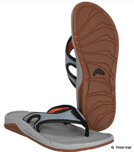 Simms Men's Challenger Flip Flops image 0