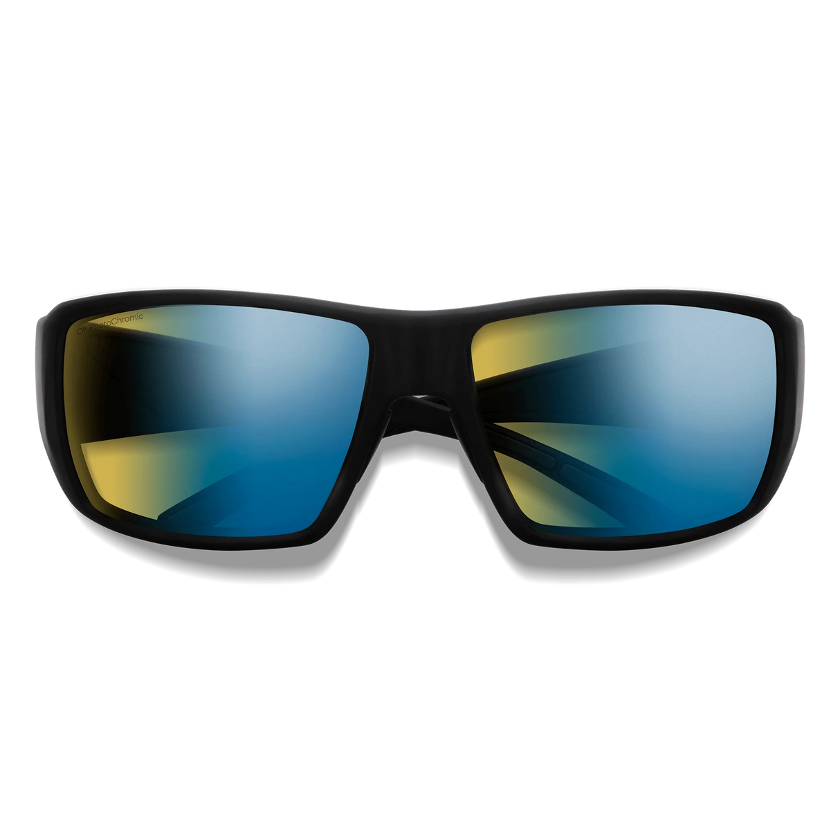 Smith Optics Guide's Choice Matte Black/ChromaPop Glass Polarchromic Yellow Blue Mirror